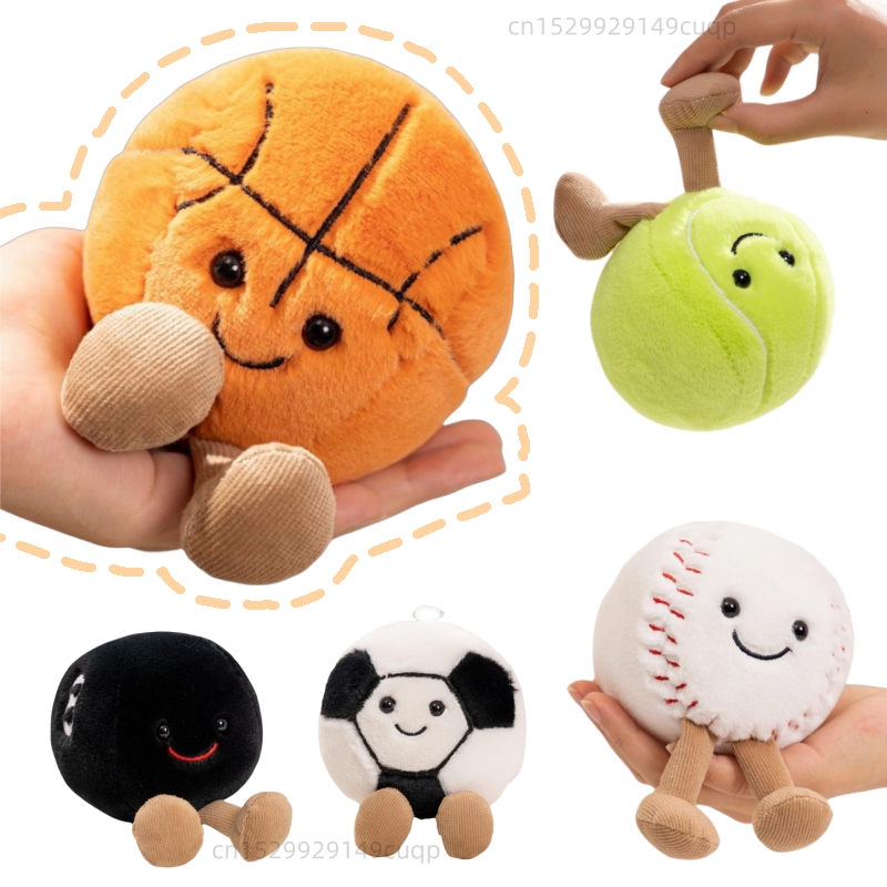 Badminton Tv - 10cm bonito basquete futebol tênis beisebol