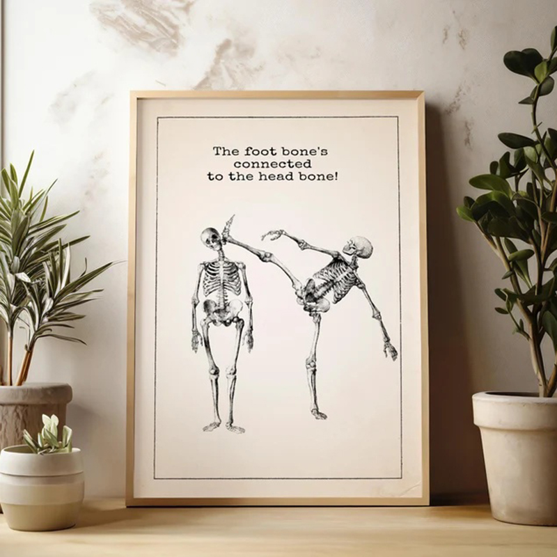 Badminton Poster - Arte de parede de anatomia vintage,