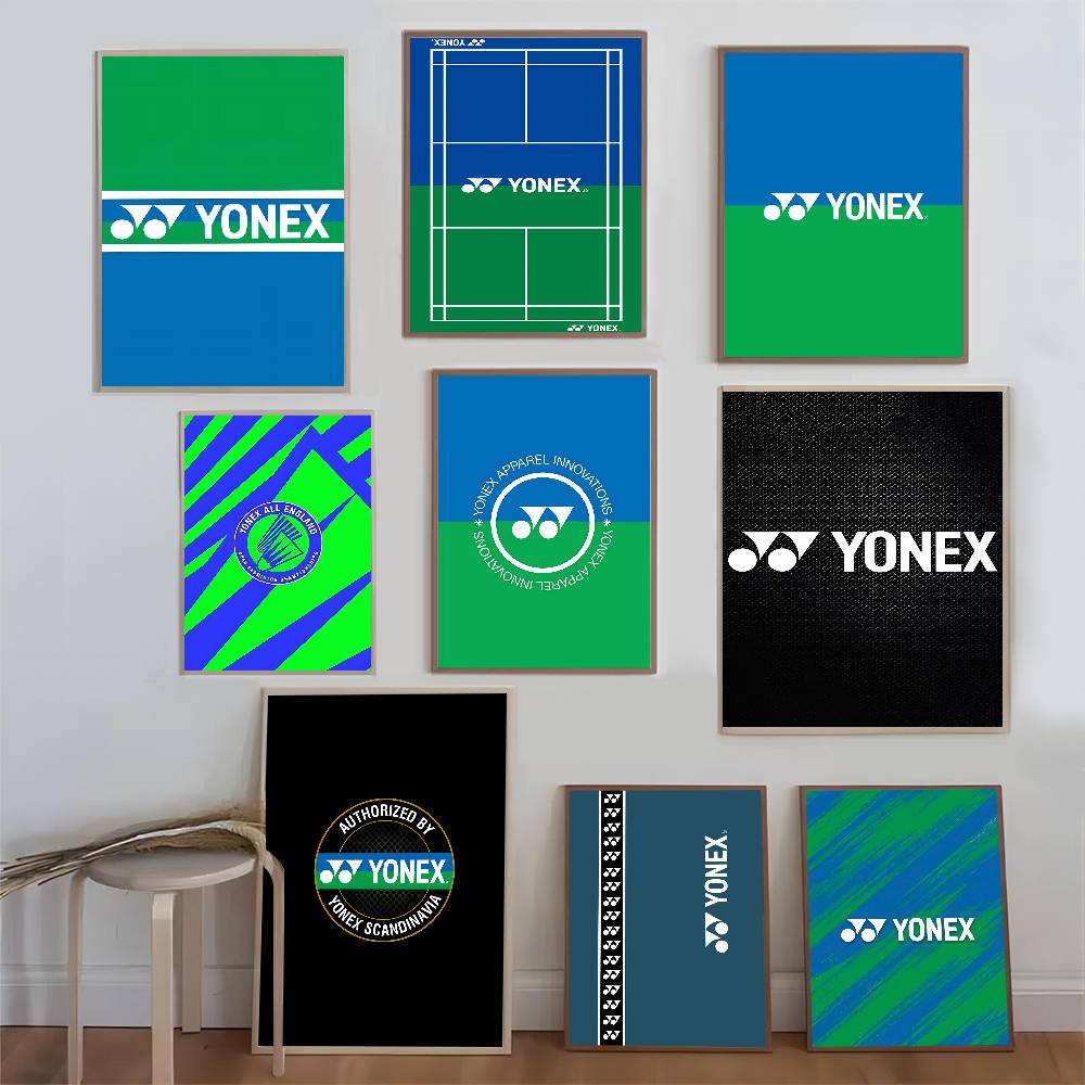Badminton Poster - Pôsteres clássicos vintage de badminton Y-Yonex,