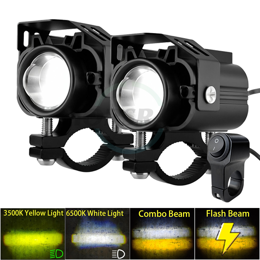 Badminton Flash - Luzes auxiliares led para faróis de