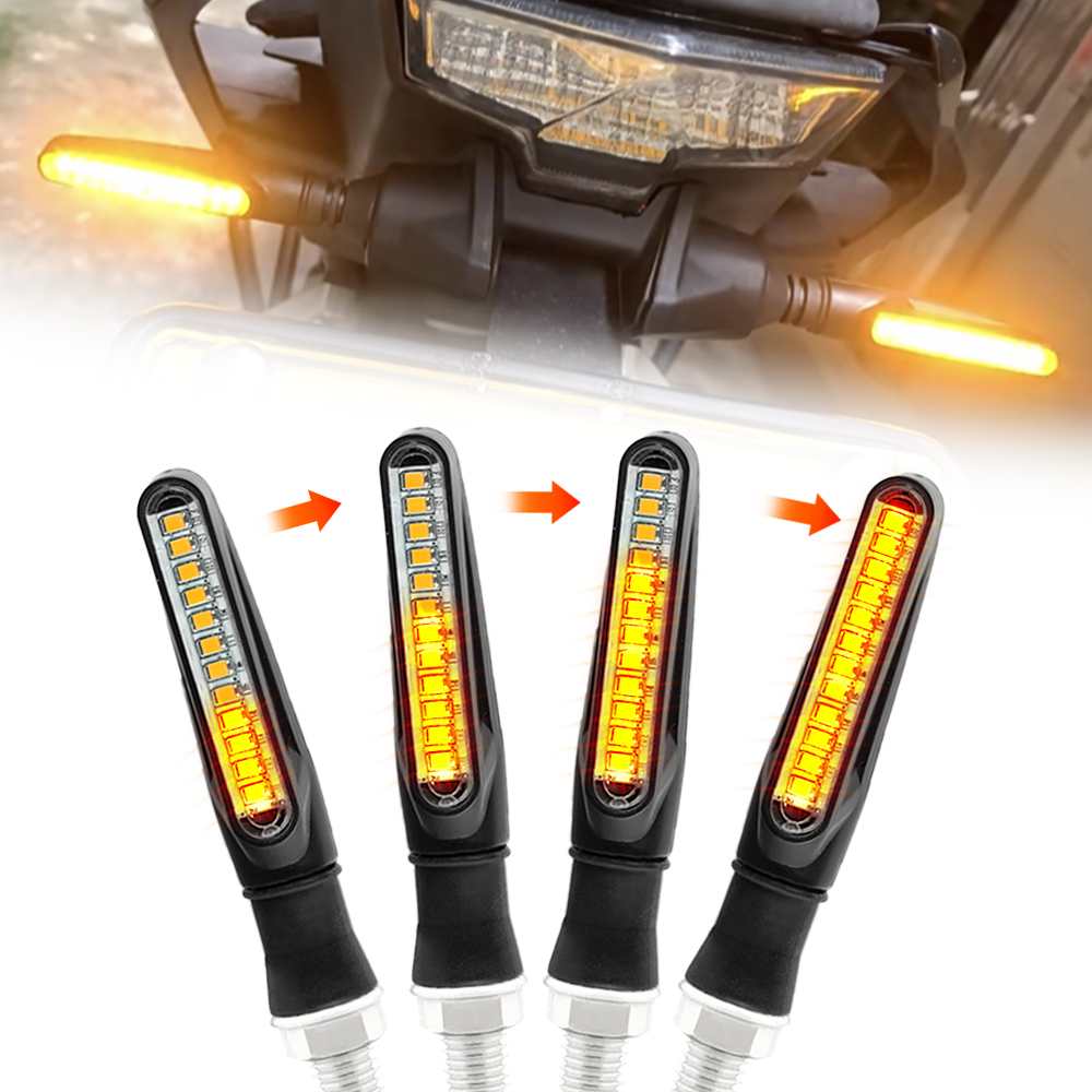 Badminton Flash - Motocicleta LED Turn Signals, Indicadores direcionais,