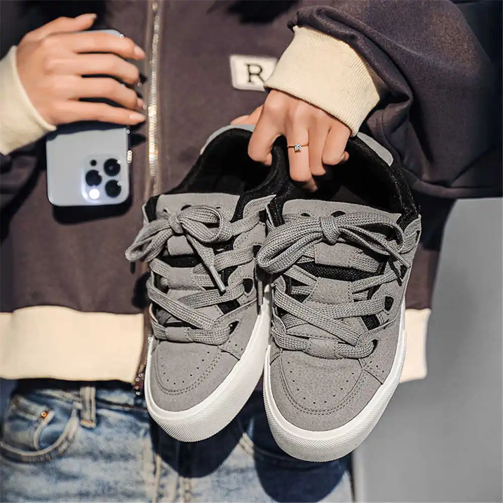 Badminton News - Com laço hiphop sapatos escolares femininos