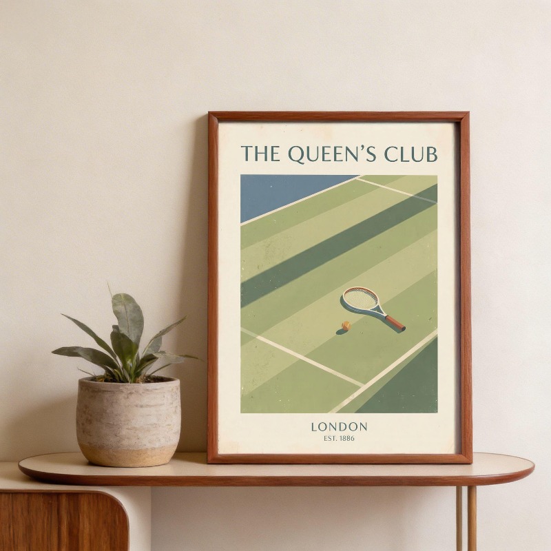 Arte de Parede Vintage de Têni - Badminton Poster avaliação e preço