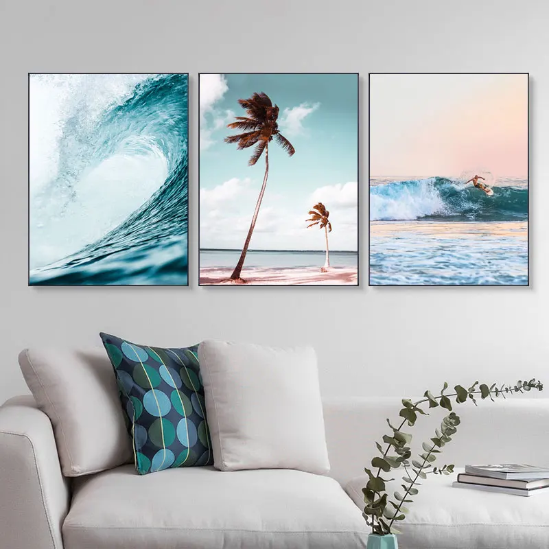 Seasacape pôr do sol pintura e - Badminton Poster avaliação e preço
