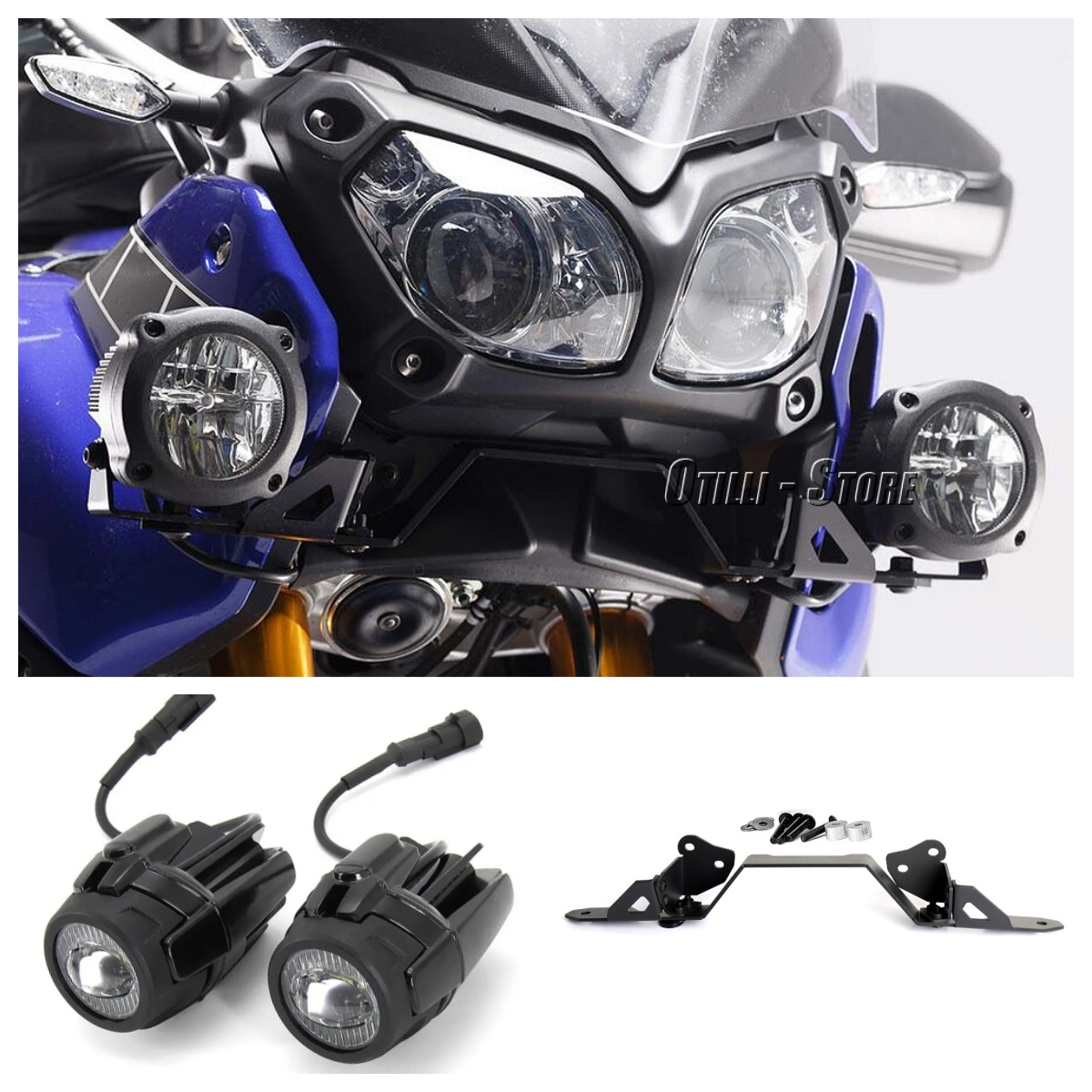 Farol da motocicleta luzes de  - Badminton Flash avaliação e preço