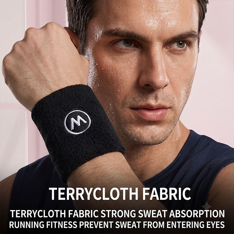 1 par de pulseiras esportivas  - Wristband Pair Sweat avaliação e preço
