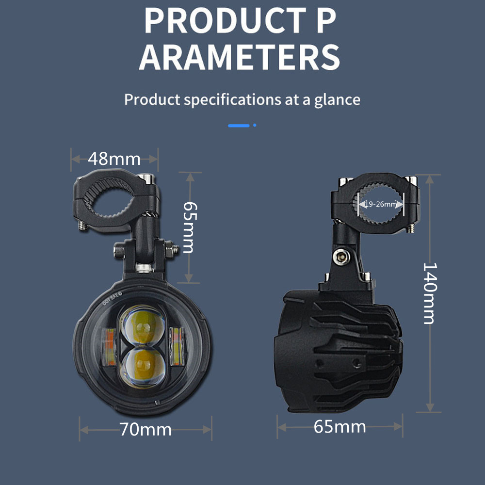 Farol de Moto E-Mark com Luzes - Badminton Flash avaliação e preço
