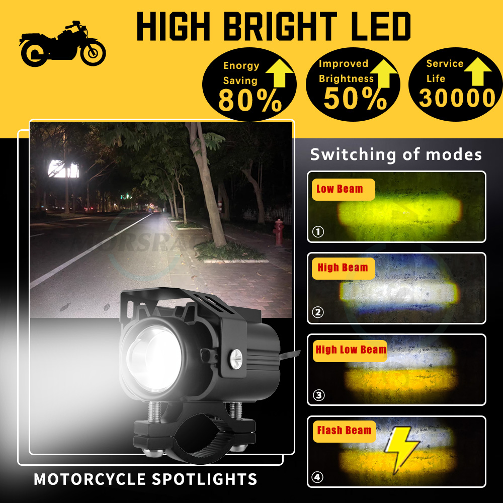 Luzes auxiliares led para faró - Badminton Flash avaliação e preço